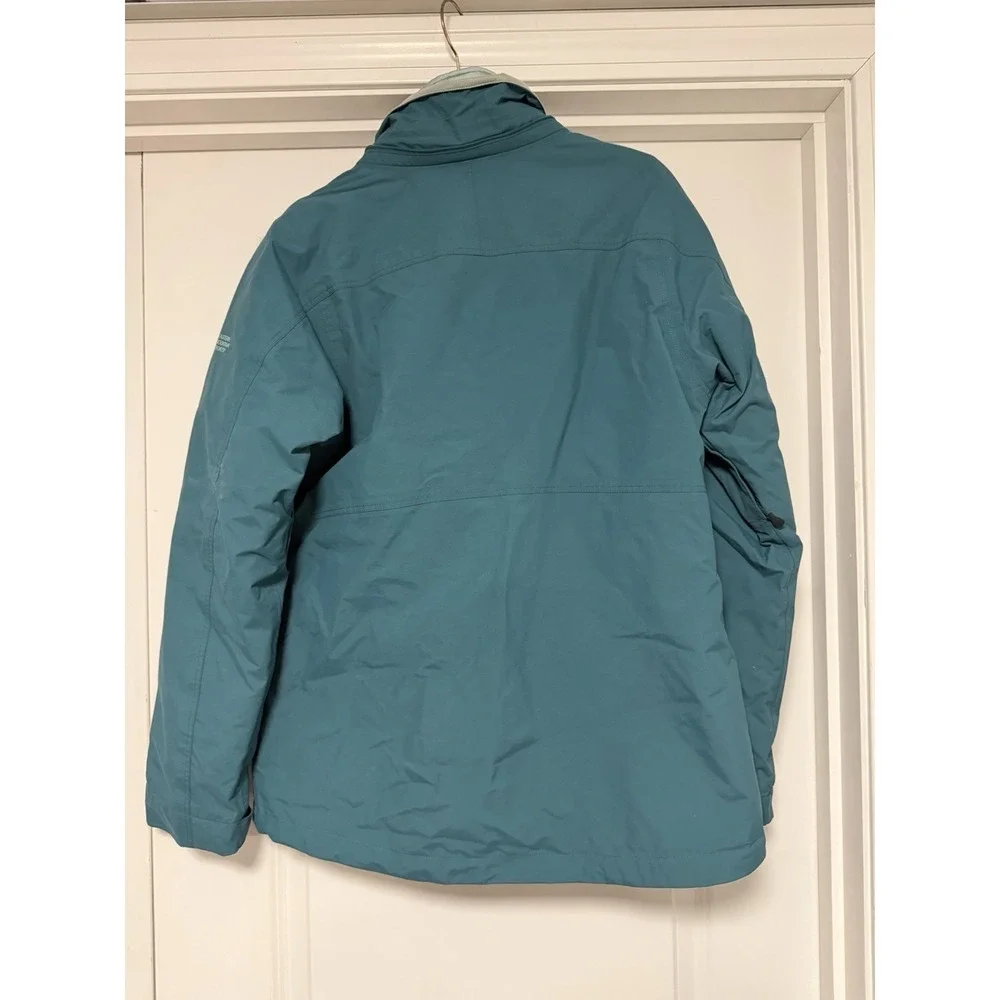 Eastern Mountain Sports, Women's 2 In 1‎ Teal Ski Jacket/Parka, Size Medium